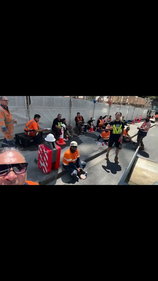 Tower crane erection on Auckland construction site